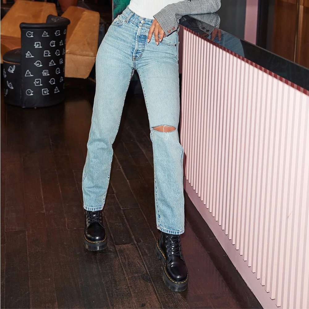 Ex Boyfriend- Revice light wash denim jeans